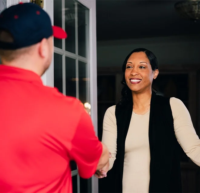Rainbow Restoration’s emergency property restoration service greets an Aberdeen, MD, homeowner.