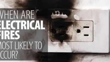 Electrical fire.